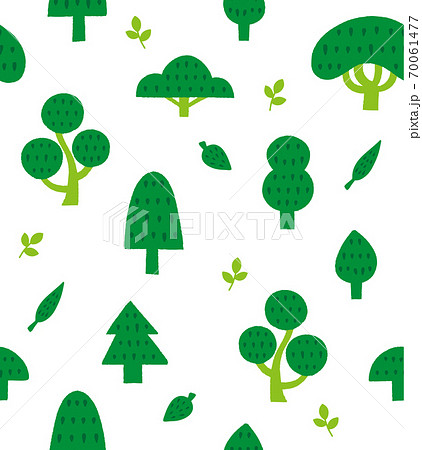 北欧風の木のシームレスパターン 70061477
