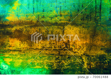 Rusty Metal Surface Texture. Cracked Abstract Art Background. Decorative Design 70061488