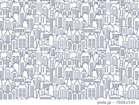 City seamless pattern 70061593