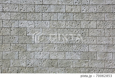 テクスチャー 石 ブロック壁 の写真素材