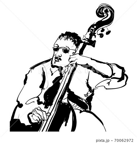 playing double bass playing double bass 70062972