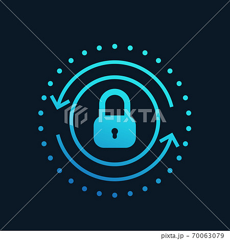 secure access vector icon 70063079