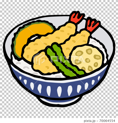 Illustration of Tendon(Japanese cuisine) Illustration of Tendon(Japanese cuisine) 70064554