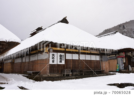 福島県大内宿街並み 福島県大内宿街並み 70065028