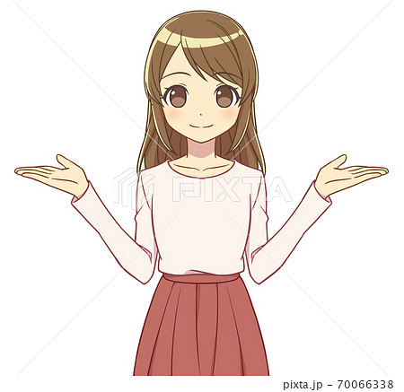 私服の女性　比較　選択 70066338