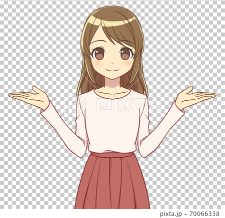 私服の女性　比較　選択 70066338