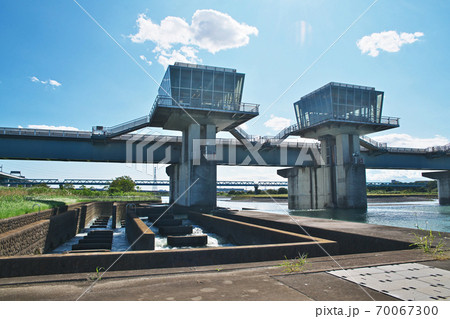 相模大堰 魚道 ゲート 機械室 相模大堰 魚道 ゲート 機械室 70067300