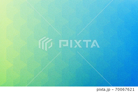 背景素材 淡い黄緑と青のグラデーションの幾何学模様のイラスト素材