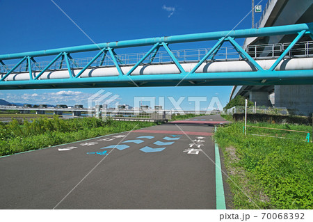 相模大堰　水道橋　ゲート　機械室 70068392