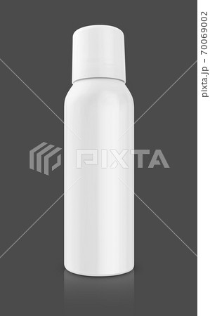 white aluminum spray bottle for health care product design mock-up 70069002