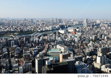 東京都　東京スカイツリーイーストタワーからの眺望 70071446