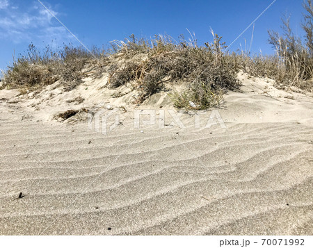 Sand Dunes In The Coastal Town Of Pomorie, Bulgaria. Sand Dunes In The Coastal Town Of Pomorie, Bulgaria. 70071992