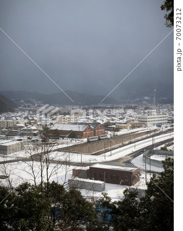 福井県敦賀市 金ヶ崎城跡からの眺望 赤レンガ倉庫 70073212