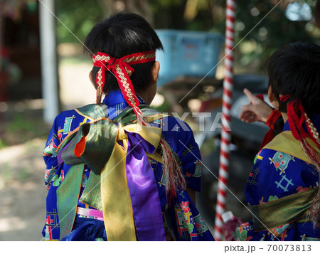 香川県高松市 男木島 豊玉姫神社夏祭り 70073813