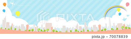 Townscape summer_rainbow city wide 70078839