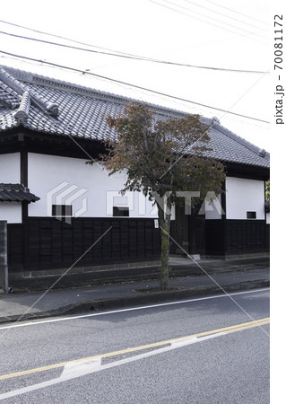 日光街道小山・間々田間 神鳥谷の長屋門 日光街道小山・間々田間 神鳥谷の長屋門 70081172
