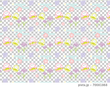 Princess Daruma pattern 70081868