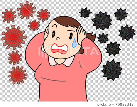 コロナ・インフルエンザの同時流行（女性） 70082312