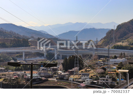 圏央道相模原IC付近の風景(神奈川県相模原市) 圏央道相模原IC付近の風景(神奈川県相模原市) 70082337