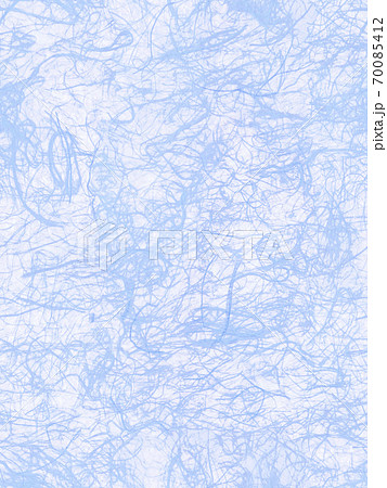 雲竜 和紙 3 連続模様 シームレス 青のイラスト素材