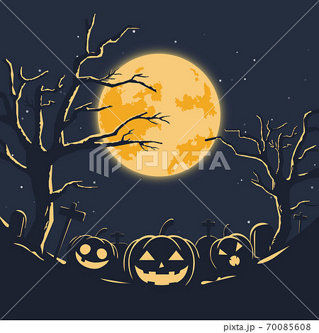 Happy halloween party banner background. Festival celebration poster layout 70085608