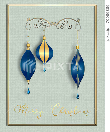 Elegant luxury Christmas design on pastel background Elegant luxury Christmas design on pastel background 70086886
