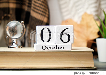 sixth day of autumn month calendar october 70088469