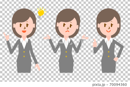 Business woman / OL person icon Business woman / OL person icon 70094360