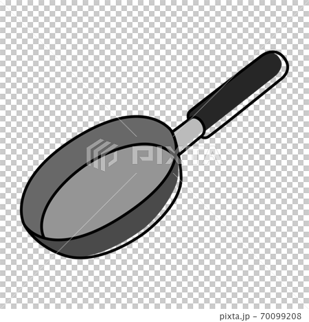 フライパン　調理道具　イラスト　アイコン 70099208
