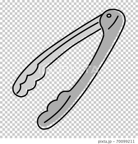 Tongs utensils cooking utensils illustration icon 70099211