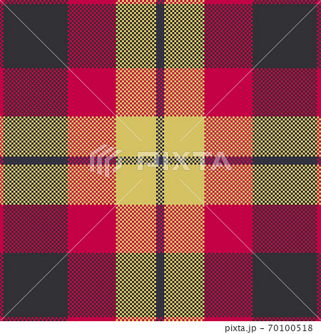 Pixel background vector design. Modern seamless pattern plaid. Square texture fabric. Tartan scottish textile. Beauty color madras ornament. 70100518