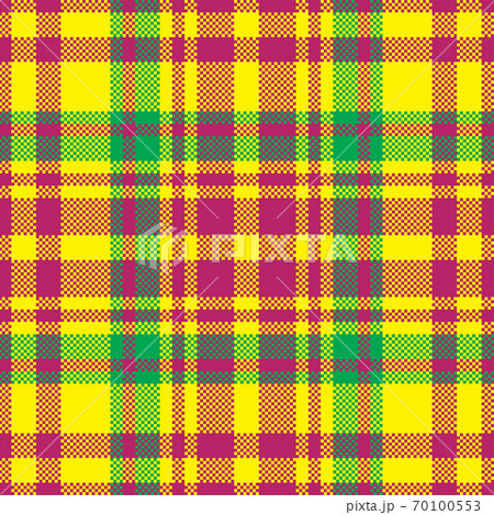 Tartan plaid pattern seamless. Print fabric texture. Check vector background. 70100553