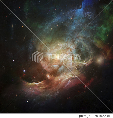 Science fiction space wallpaper. Elements of this image furnished by NASA 70102236