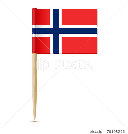 Flag of Norway. Flag toothpick 10eps Flag of Norway. Flag toothpick 10eps 70103296