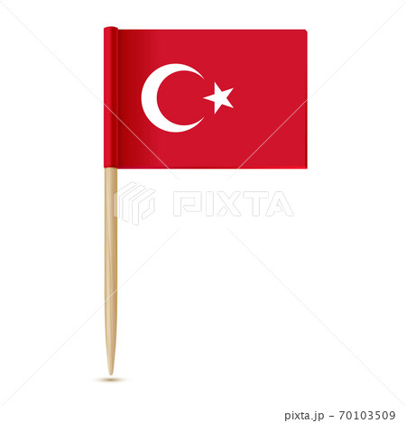 Turkey flag. Flag toothpick Turkey flag. Flag toothpick 70103509