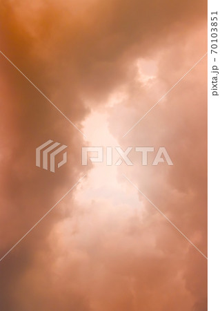 Glow in the clouds. 70103851