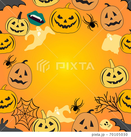 Vector pattern Halloween pumpkin Jack festive Vector pattern Halloween pumpkin Jack festive 70105030