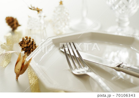 クリスマス・テーブルセッティング 70106343