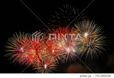 仙台七夕前夜祭　花火祭り 70106686