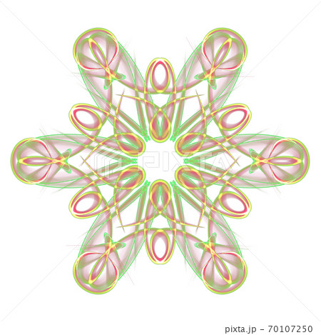 美しい六角形(背景透過PNG) 20201004_019 美しい六角形(背景透過PNG) 20201004_019 70107250