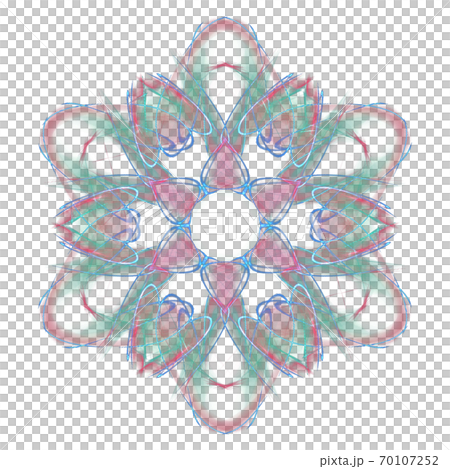 Beautiful hexagon (transparent PNG background) 20201004_018 70107252