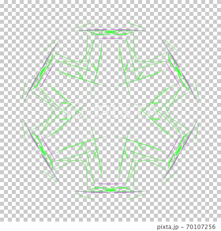 Beautiful hexagon (transparent PNG background) 20201004_017 70107256