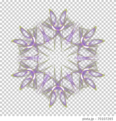 美しい六角形(背景透過PNG) 20201004_012 美しい六角形(背景透過PNG) 20201004_012 70107265