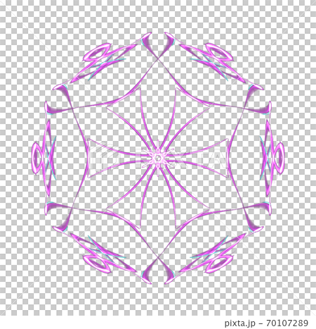 Beautiful hexagon (transparent PNG background) 20201004_001 70107289