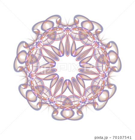 美しい七角形(背景透過PNG)　20201004_015 70107541