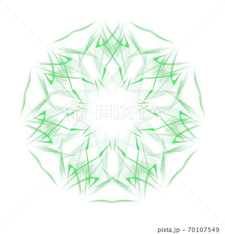 美しい七角形(背景透過PNG)　20201004_006 70107549