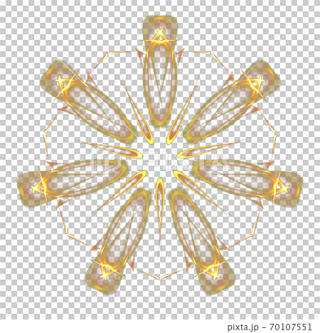 美しい七角形(背景透過PNG) 20201004_005 美しい七角形(背景透過PNG) 20201004_005 70107551