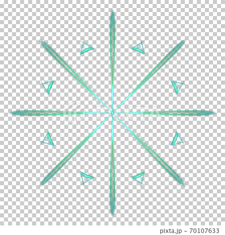 美しい八角形(背景透過PNG)　20201004_014 70107633