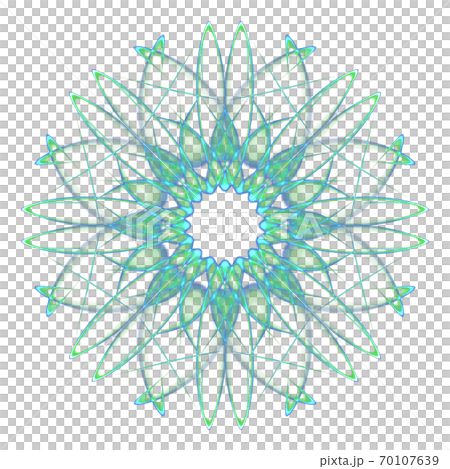 美しい八角形(背景透過PNG) 20201004_008 美しい八角形(背景透過PNG) 20201004_008 70107639