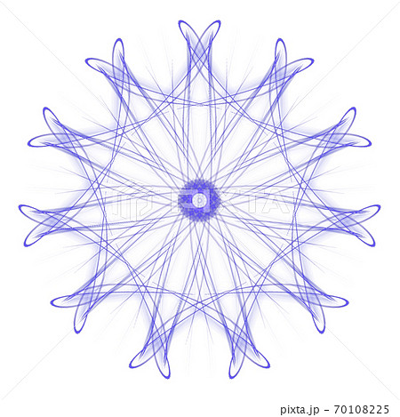 美しい十一角形(背景透過PNG)　20201004_016 70108225